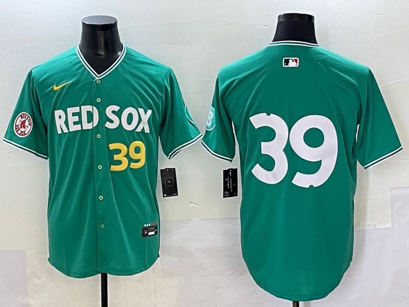 Men 2025 Boston Red Sox #39 No Name Dark Green Joint Name Nike MLB Jersey style 7->boston red sox->MLB Jersey